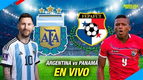 argentina vs panama en vivo